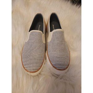 Striped Canvas Shoes Size 7